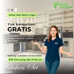 kitchen set minimalis dapur kecil murah