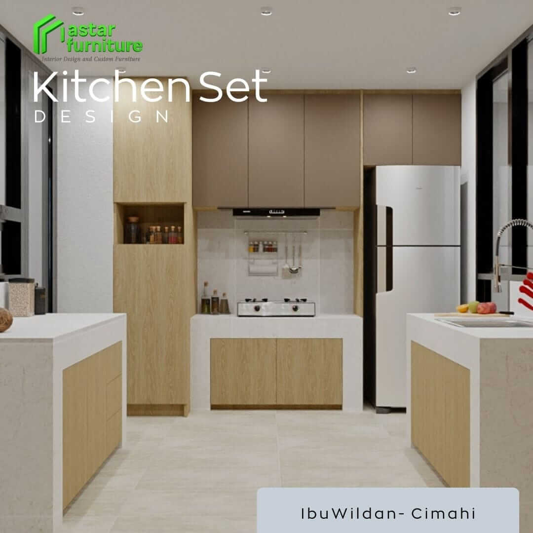 kitchen set minimalis elegan