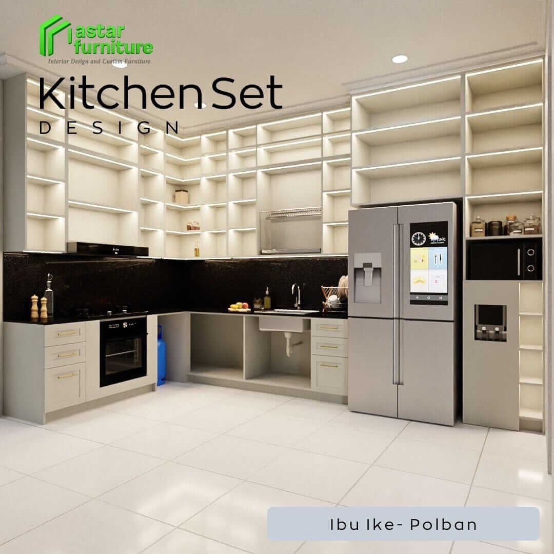 kitchen set rak terbuka