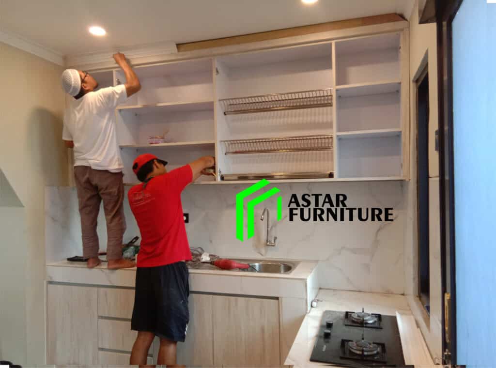 cara menentukan ukuran kitchen set