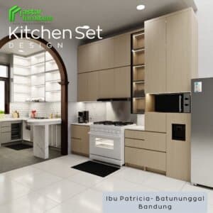 kitchen set minimalis japandi