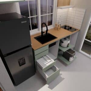 kitchen set custom cimahi