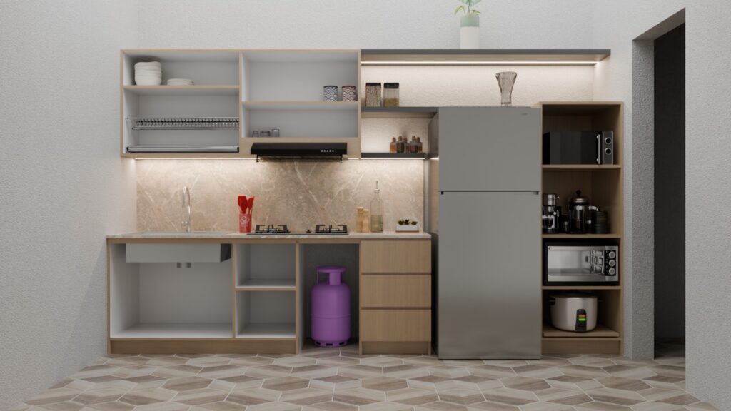 jasa kitchen set minimalis custom