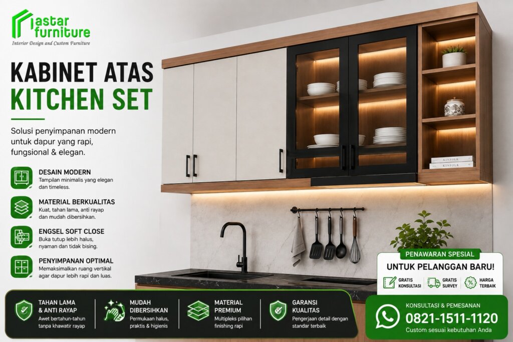 kabinet atas kitchen set