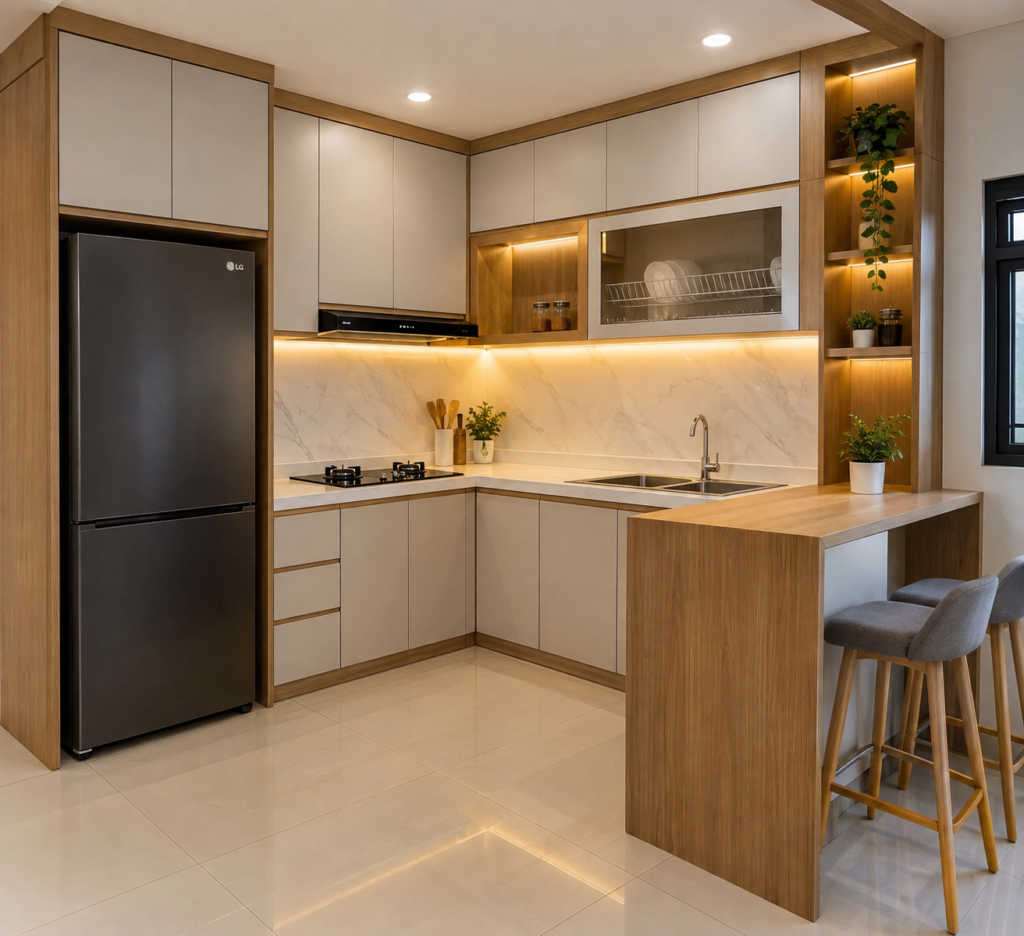 jasa pembuatan kitchen set custom cimahi